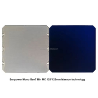 Precio al por Mayor, Celdas Solares Monocristalinas Sunpower Maxeon Gen 7 NE3 de 125*125mm y 3.9w, 25.3% de Alta Eficiencia