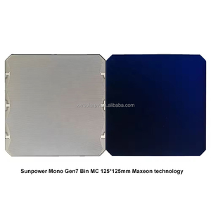 थोक मूल्य 25.3% उच्च दक्षता सनपावर मैसन जीन 7 ने3 125*125 मिमी 3.9w मोनो सनपावर सौर पैनल कोशिकाओं - Product Image 2