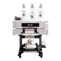 Imprimante DTF UV Locor 30 cm à 3 têtes pour transfert à froid, machine d'impression rouleau à rouleau pour films PET, autocollants, étiquettes, logos et rebranding