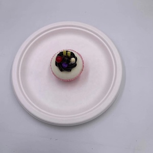 7 pulgadas <span class=keywords><strong>restaurante</strong></span> logotipo personalizado Navidad <span class=keywords><strong>bagazo</strong></span> de placas - Product Image 4