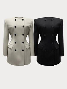 Abito Blazer Oversize da Donna VV - Giacca Formale a Doppio Petto con Maniche Lunghe per Ufficio - Product Image 2