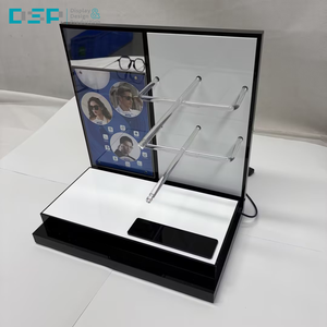 Présentoir de Comptoir en Acrylique en Forme de L pour Lunettes DSP Vietnam Factory avec Crochets Métalliques - Product Image 3