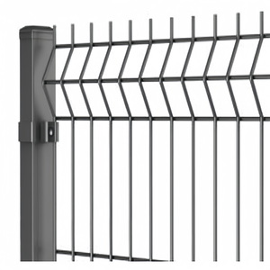 Clôture en treillis métallique soudé 3D <span class=keywords><strong>rigide</strong></span> avec motif en losange - Prix directs d'usine et livraison gratuite sur les panneaux de clôture de sécurité - Product Image 3