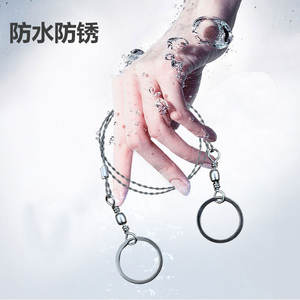 Scie à métaux pliable à manivelle, qualité bricolage, pour la survie en plein air, pour le sciage de fils et de chaînes - Product Image 3