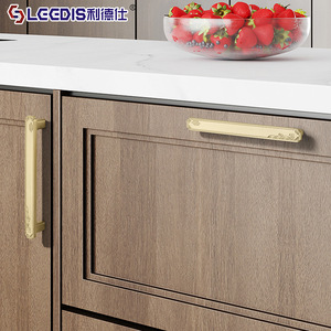 Lcdis Chinese Style Cabinet Drawer <b>Handle</b> Zinc Alloy Bar Shape Durable Furniture Hardware - Product Image 1