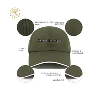 Casquette de baseball sportive unie à 6 panneaux, imperméable, personnalisable par sublimation, pour homme, style plage estival, par le fabricant