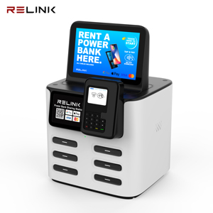 Station de location de batteries externes haute capacité à 6 emplacements avec SDK, écran tactile LED 8 pouces et charge rapide pour mobiles - Product Image 4