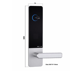 Fournisseur d'usine Rfid Électronique En Aluminium Smart Hôtel Serrure De Porte Système D'accès Clé Déverrouiller Durable Anti Vol Haute Sécurité - Product Image 4