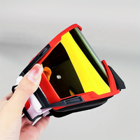 Vente en gros de casques et lunettes de moto personnalisés, nouveaux, avec protection UV, pour la course, le motocross, le tout-terrain, le VTT, le dirt bike, le ski, pour hommes et femmes