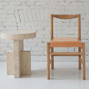 أثاث كوموسي طاولة قهوة ترافرتين طبيعية أوروبيية شمالية حديثة من مصمم غرفة المعيشة من الترافرتين - Product Image 2