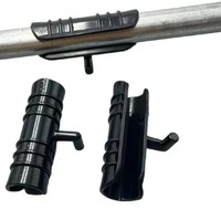 Accessoires pour kits de serres : pinces/colliers de fixation noirs pour film plastique de serre, pour l'installation de film.