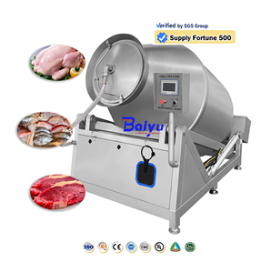 Tambour à viande sous vide haute capacité Baiyu pour le retournement, la réfrigération, 100-3000 kg/lot - Product Image 2