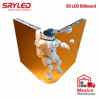 Disponibile: Schermo LED Pubblicitario Curvo 3D P6.25 IP65 5000 Nits per Esterni, Resistente alle Alte Temperature, per Centri Commerciali