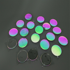 شارات دائرية بلاستيكية عاكسة للضوء مخصصة للسلامة على الطرق مطبوعة بالحرير الحريري عالي الجودة - Product Image 3