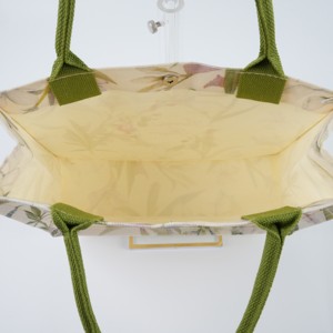 Tùy Chỉnh Chất Lượng Cao Thời Trang Linen Leopard Mô Hình Tote Túi Dây Xử Lý Có Thể Gập Lại Công Suất Lớn Mua Sắm Túi Xách Tay Sử Dụng Hàng Ngày - Product Image 4