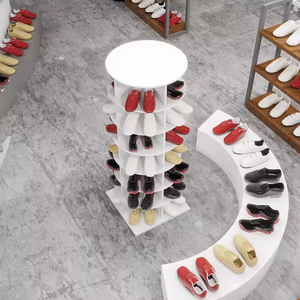 Xoay Giày Rack với 360 độ thông tư hiển thị 4-7 cấp dọc túi xách lưu trữ phân loại nhựa tủ giày - Product Image 6