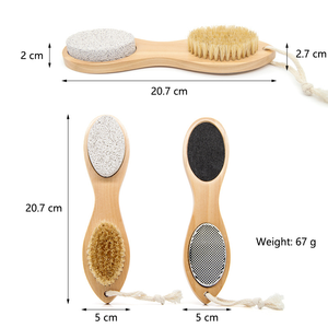 <span class=keywords><strong>Lime</strong></span> à pied écologique 4-en-1 dissolvant de peau morte de callosités épurateur de pédicure outil exfoliant brosse à ongles en <span class=keywords><strong>pierre</strong></span> <span class=keywords><strong>naturelle</strong></span> - Product Image 3