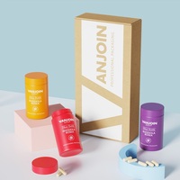 Solutions d'emballage, boîte d'emballage de luxe pour les collections de produits cosmétiques et de produits de santé, boîte en kraft personnalisée avec logo