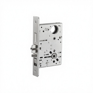 Modern Lever Latch Handle Lock Square Interior Exterior Entrance Stainless Steel Classroom Use Privacy Passage Lock Waterproof - Product Image 2