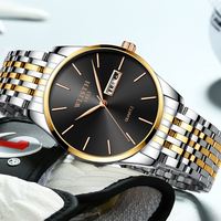Hot Sales Custom Merk Ketting Horloge Voor Mannen Luxe Quartz Horloges Mannen Waterdichte Reloj Hombre Polshorloge