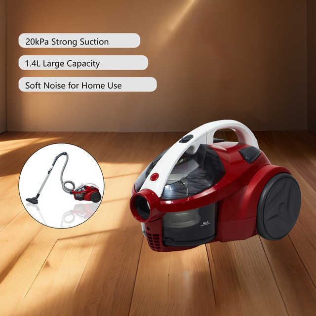 Best Cleaning 700W/2000W Electric High Power Horizontal Dust Cup Bagless Canister Vacuum Cleaner for Home