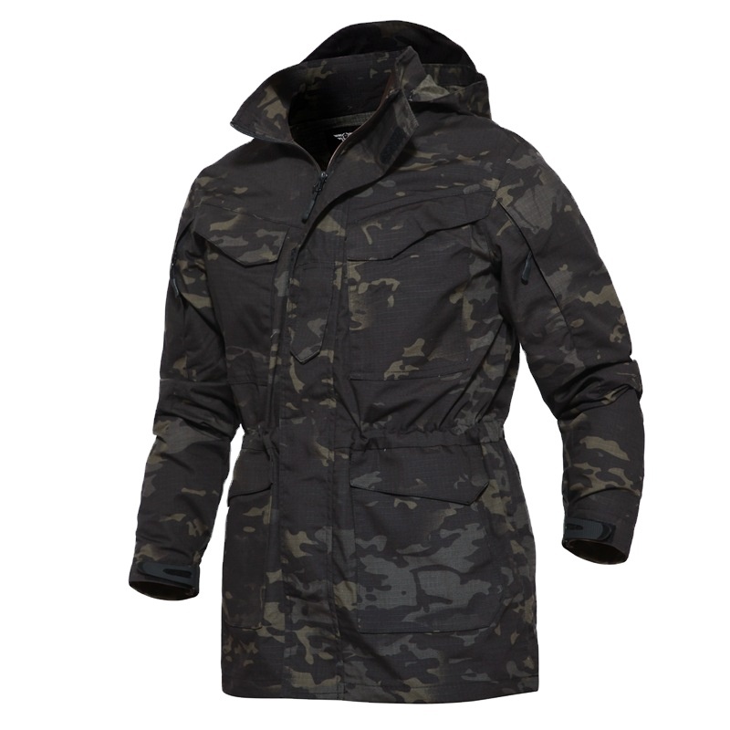 Autumn Men s Jackets Pockets Cotton