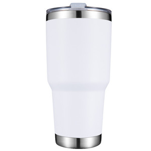 Tumbler da 30 once con coperchio-tazza da viaggio in acciaio inossidabile isolata sottovuoto, a doppia parete, resistente, a prova di perdite, senza BPA, - Product Image 2