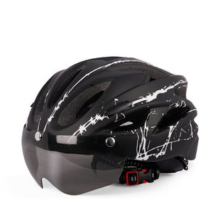 Casco de Bicicleta Unisex con Gafas Integradas, Casco de Ciclismo Ultraligero - Product Image 4