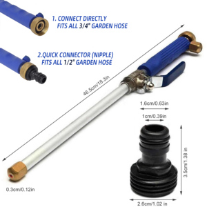 Pistolas de Agua de Jardín de Acero Inoxidable de Alta Resistencia, Herramienta de Riego de Alta Presión, para Regar Flores, Lavar Ventanas de Automóviles, 5 Galones - Product Image 5