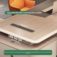 Ensemble de bureau Patron peint haut de gamme de luxe Ensemble table et chaise de bureau moderne de qualité supérieure pour gestionnaires et présidents