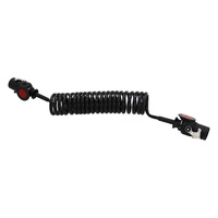 Cable de Remolque de Servicio Pesado para Camión, 12V, Cobre, 7 Vías, Cable Eléctrico para Remolque, Cable Enrollado