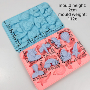 Moule en silicone <span class=keywords><strong>Licorne</strong></span> Sirène Arc-en-ciel Poney pour glaçons, gâteaux, résine, plâtre et <span class=keywords><strong>décoration</strong></span> graffiti - Product Image 2