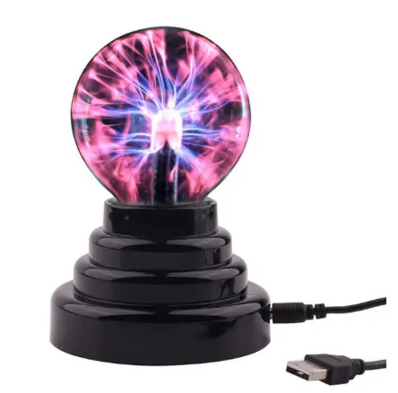 3inch Novelty Magic Plasma Ball lamp USB Electrostatic Sphere Light bulb Creative led night light touch