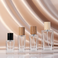 Bouteilles de parfum en verre de luxe en gros de l'usine chinoise, 30 ml, 50 ml, 100 ml, flacons de parfum vaporisateurs portables et réutilisables personnalisables