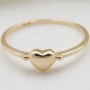 Кольцо для помолвки из цельного золота MaiYi 9К/10К/14К/18К с сердечками для женщин - Product Image 1