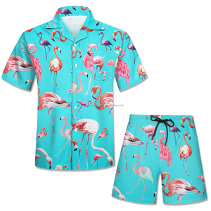Camicia da spiaggia da uomo con camicia hawaiana traspirante da fornitore di fabbrica camicia floreale da uomo su misura - Product Image 4