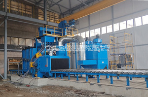 Machine de <span class=keywords><strong>sablage</strong></span> à billes pour profilés en acier, tôles en acier, feuilles métalliques, avec PLC et moteur pour l'élimination de la rouille - Product Image 2