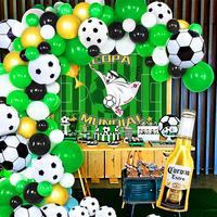 Ballons bannière de joyeux anniversaire pour enfants, décoration pour fête d'anniversaire à thème de Football, Set pour garçons, Fans de Football, nouvelle collection 2022