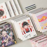Cuaderno de Dibujo Espiral A4, Grueso, Especial para Estudiantes de Arte, Encuadernado en Espiral, Cuaderno de Dibujo Rápido, Bloc de Dibujo en Blanco para Garabatear, Dibujar y Pintar