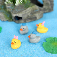 Miniatures de jardin féerique, petit canard, figurines de terrarium DIY, ornements de micro-paysage, décoration de maison de poupée, cadeau et jouet pour enfants