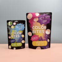 Sachets Doypack refermables en aluminium et Mylar, avec fermeture Ziplock, de qualité alimentaire, pour bonbons lyophilisés et emballage d'aliments pour animaux de compagnie, conception personnalisée