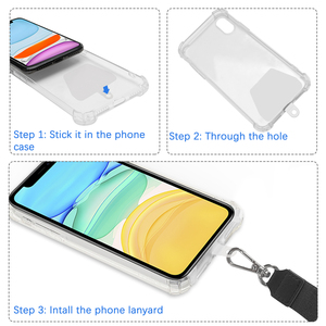 Corde à bandoulière rétractable avec logo personnalisé Collier Lanière <span class=keywords><strong>de</strong></span> <span class=keywords><strong>téléphone</strong></span> <span class=keywords><strong>portable</strong></span> avec connecteur Tpu transparent Patch Tab Attache <span class=keywords><strong>de</strong></span> <span class=keywords><strong>téléphone</strong></span> Sangle <span class=keywords><strong>de</strong></span> <span class=keywords><strong>cou</strong></span> - Product Image 3