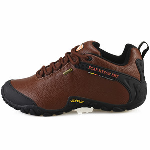 <span class=keywords><strong>Scarpe</strong></span> <span class=keywords><strong>da</strong></span> <span class=keywords><strong>Trekking</strong></span> in Vera Pelle per Uomo Sneakers Outdoor Traspiranti per Arrampicata - Product Image 2