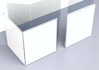 Tableau blanc effaçable à sec pliable, tableau blanc magnétique pour mur, tableau blanc en acier galvanisé, 40" x 71"