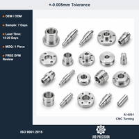 Usinage CNC personnalisé pour pièces automobiles tournées avec précision, fournisseur OEM, 0,005 mm, ISO 9001, aluminium 6061