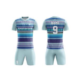 เสื้อฟุตบอล100ผ้าโพลีเอสเตอร์ระบายอากาศได้ดีสำหรับสโมสร - Product Image 6