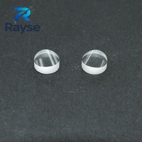 Lentille optique en verre BK7, forme sphérique, pour utilisation avec un pointeur laser