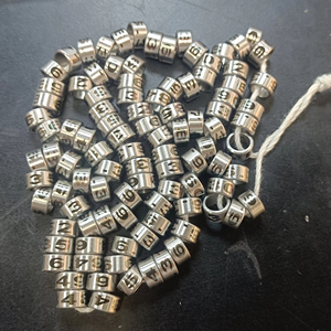 Op maat gemaakte <span class=keywords><strong>design</strong></span> race-duiven metalen ringen, kleurrijke aluminium vogelringen, kanarie- en papegaaienpootbanden te koop - Product Image 4