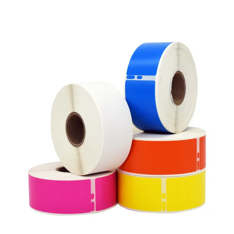 Rollos de etiquetas compatibles LW99012, color negro y blanco, 36MM x 89MM, para impresora Dymo label Writer, precio de fábrica