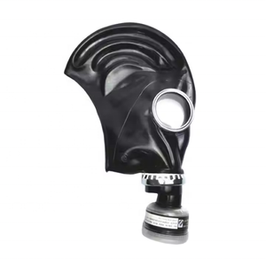 Masker Gas kelangsungan hidup nuklir kustom dengan Filter Gas pernapasan hitam 40mm Masker biokimia GP-5 karet kelas makanan - Product Image 2